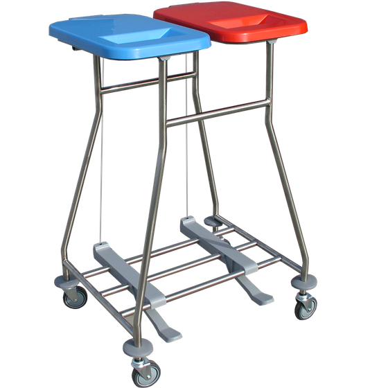 Stainless Steel Soiled Laundry Trolley