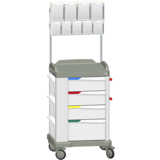 MUV-M Modular UNI Trolley with Storage Gallery