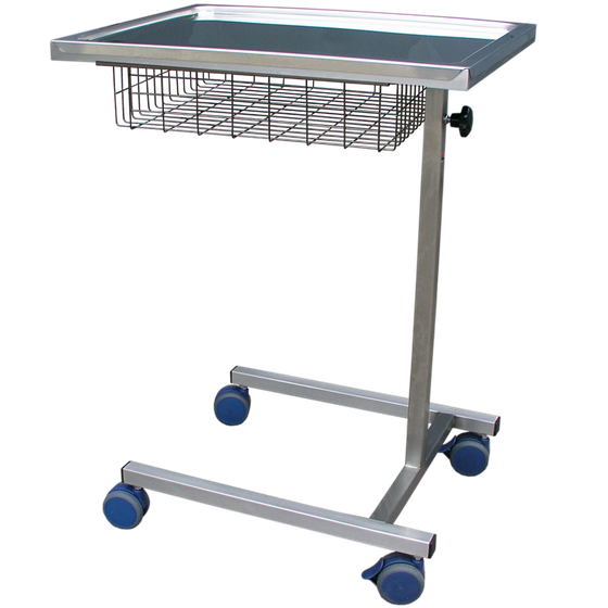 SNVN-640K Stainless Steel Height-Adjustable Instrument Table