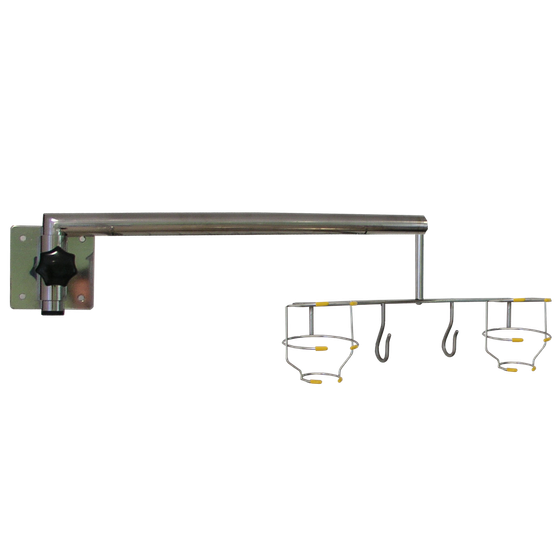 INDN-1 Fixed Wall-Mounted IV Holder / INDN-2 Telescopic Wall-Mounted IV Holder