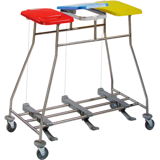 Stainless Steel Soiled Laundry Trolley