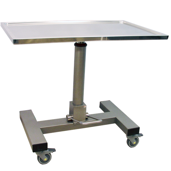 SNHN-1000 Stainless Steel Instrument Table with Hydraulic Height Adjustment