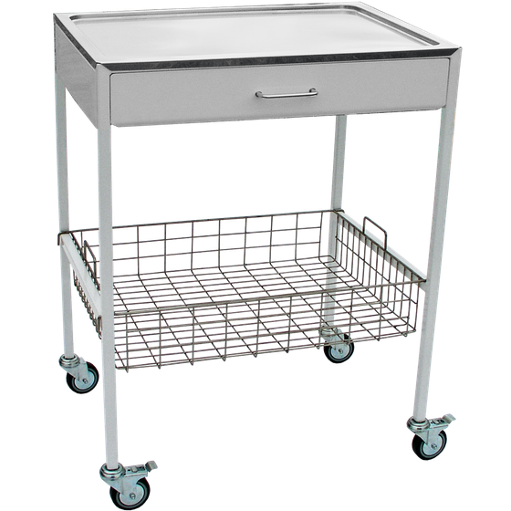 ​​​​​​SNLZ-640K Instrument Table with Drawer and Basket