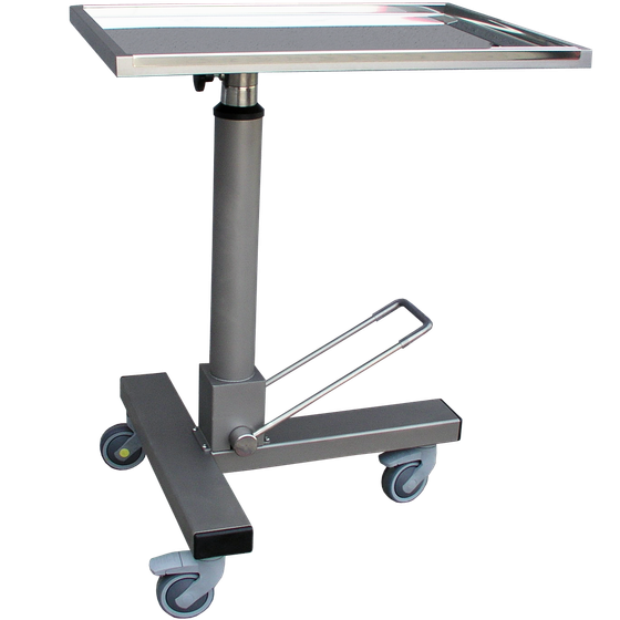 SNHN-750 Stainless Steel Instrument Table with Hydraulic Height Adjustment