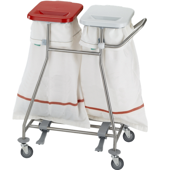 Stainless Steel Soiled Laundry Trolley