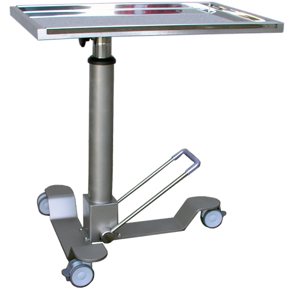 SNHN-750-SH Stainless Steel Instrument Table with Hydraulic Height Adjustment