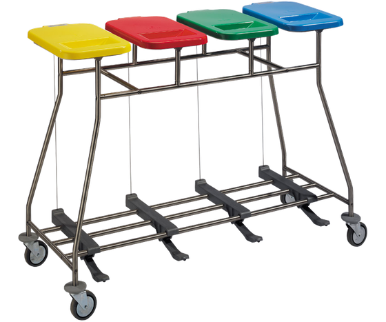 Stainless Steel Soiled Laundry Trolley