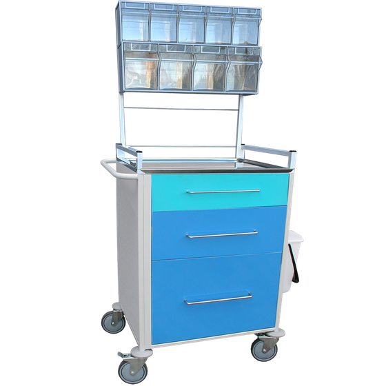 3SNLZ-640BG Instrument Table with Three Drawers and Storage Gallery