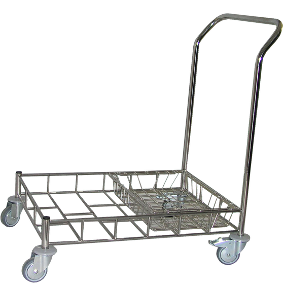 Trolley for Transporting Sterilization Baskets / Compatible with GETINGE /