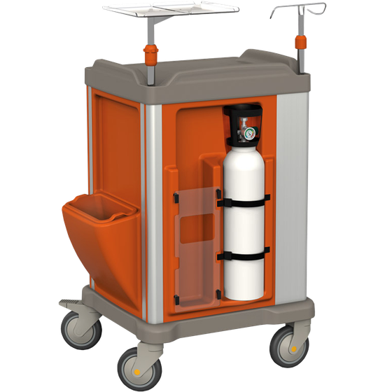 MUV-M5-R Modular UNI Resuscitation Trolley