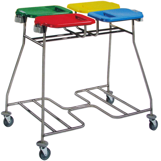 Stainless Steel Soiled Laundry Trolley
